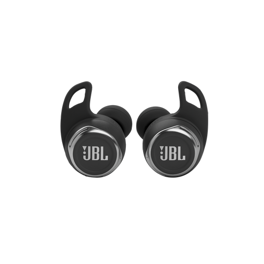 JBL Reflect Flow Pro - Black - Waterproof true wireless Noise Cancelling active sport earbuds - Front image number null